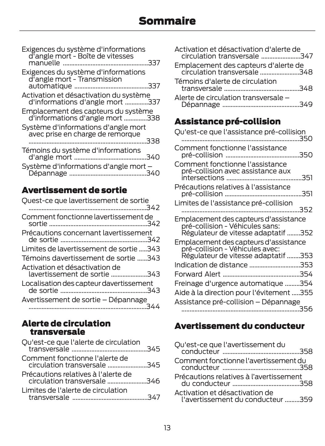 2025-2026 Ford Kuga Manuel du propriétaire | Français
