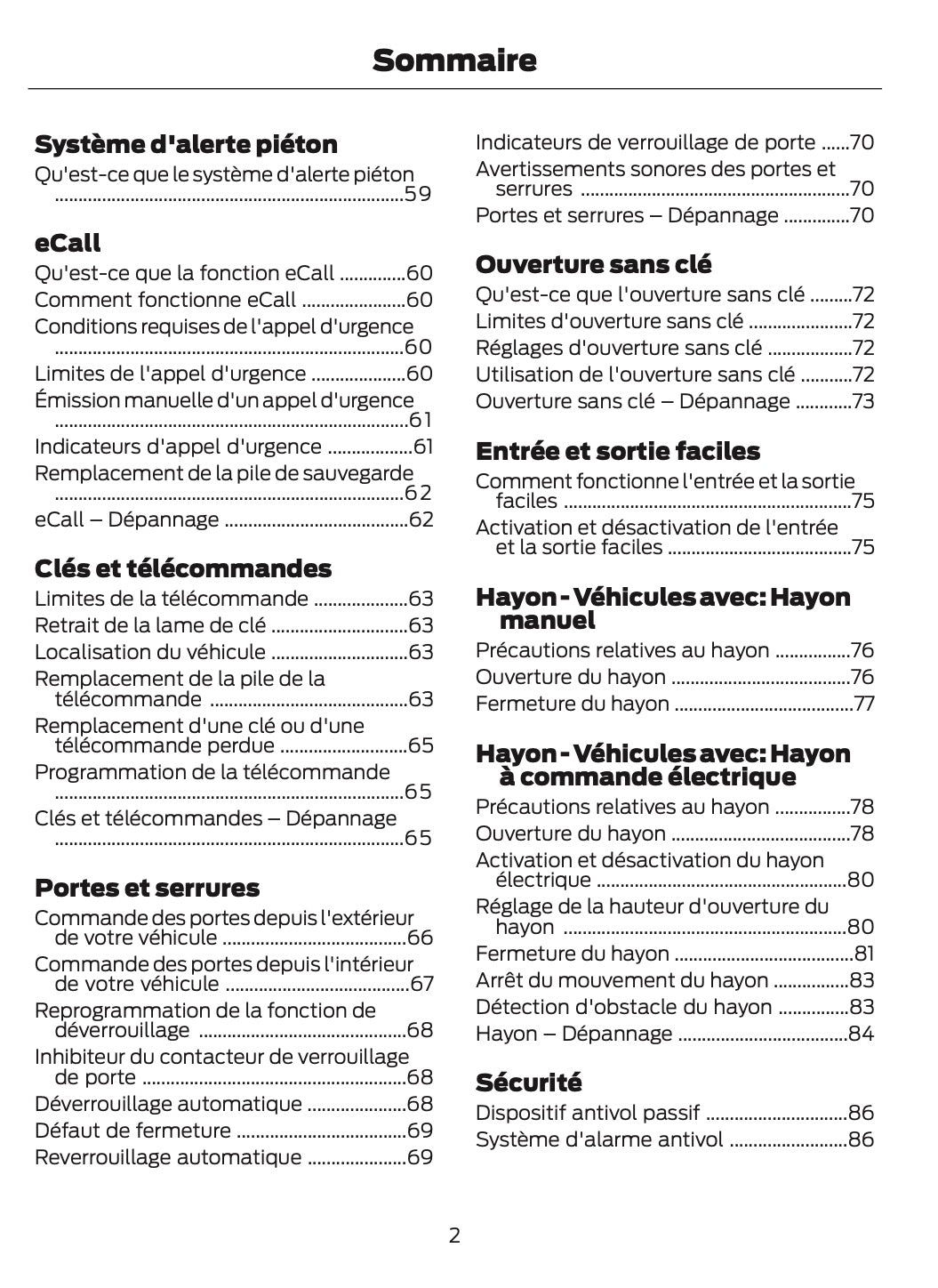 2025-2026 Ford Kuga Manuel du propriétaire | Français