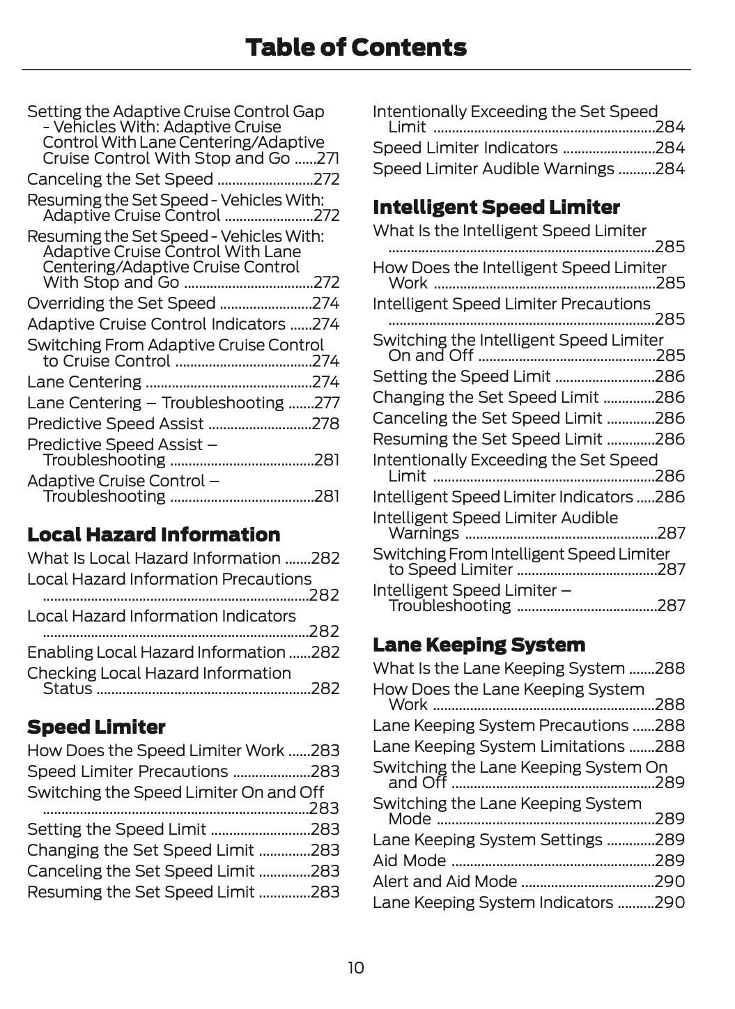 2025-2026 Ford Kuga Owner's Manual | English