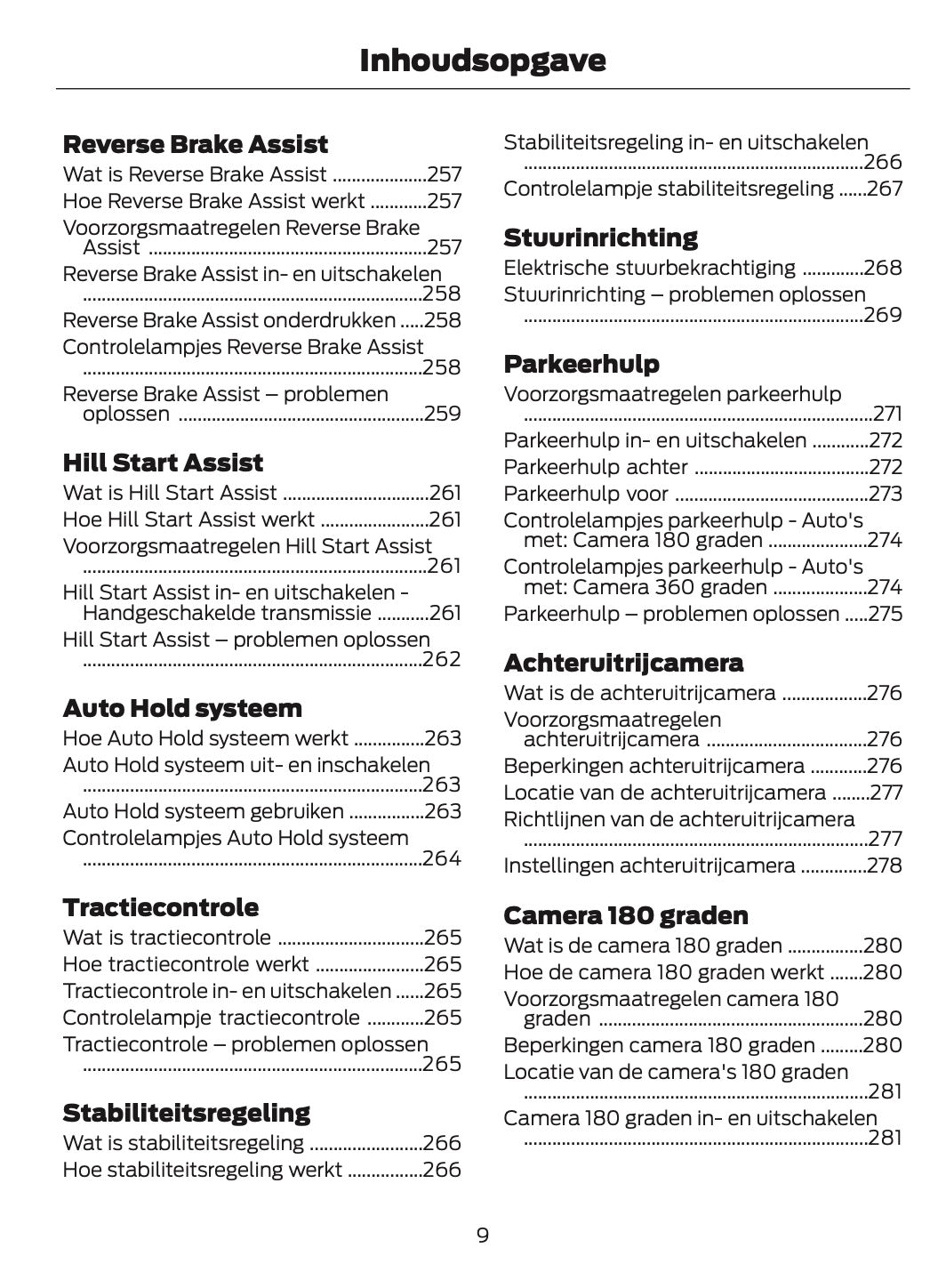 2025-2026 Ford Kuga Owner's Manual | Dutch