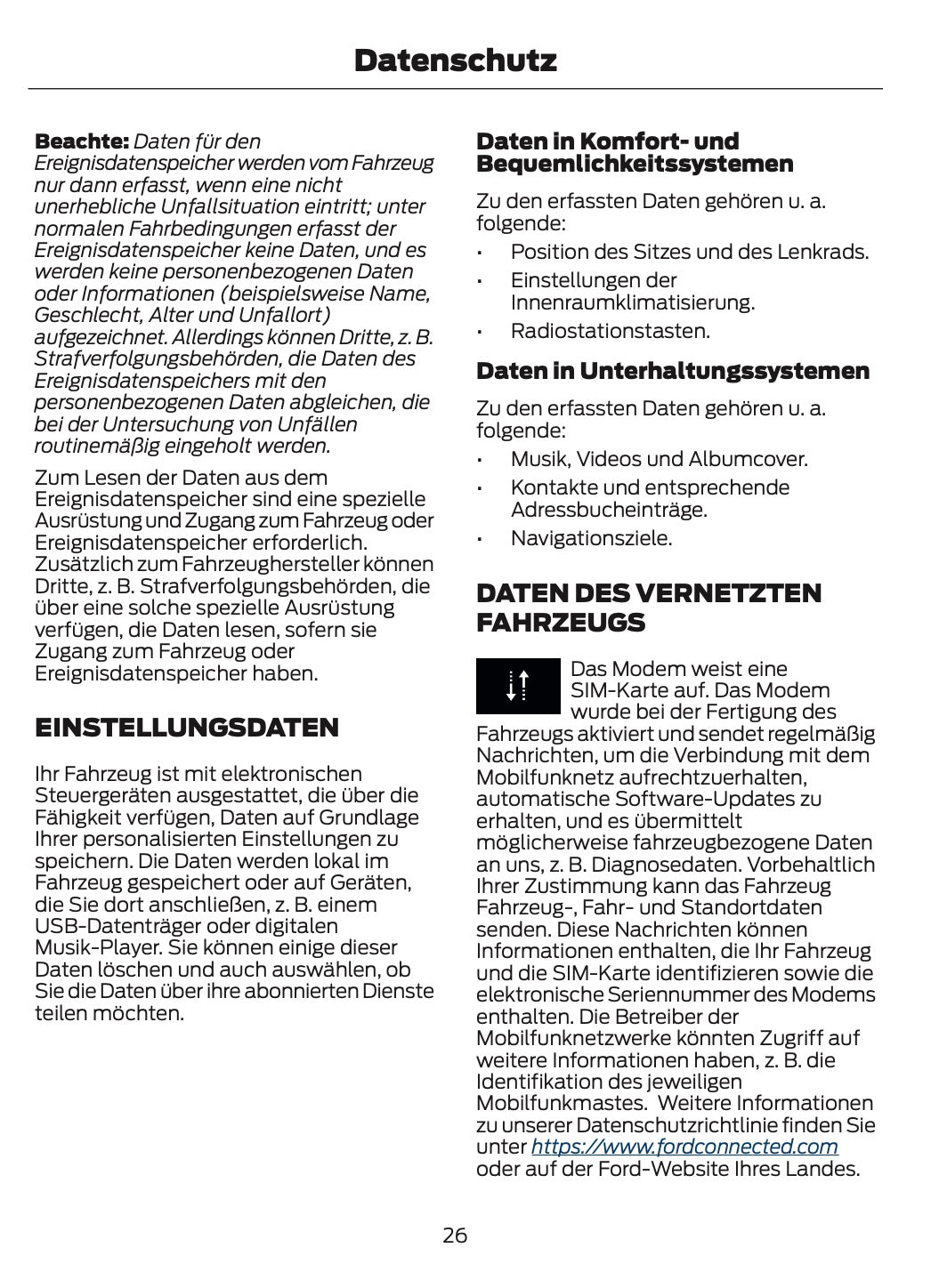 2024-2025 Ford Mustang Owner's Manual | German