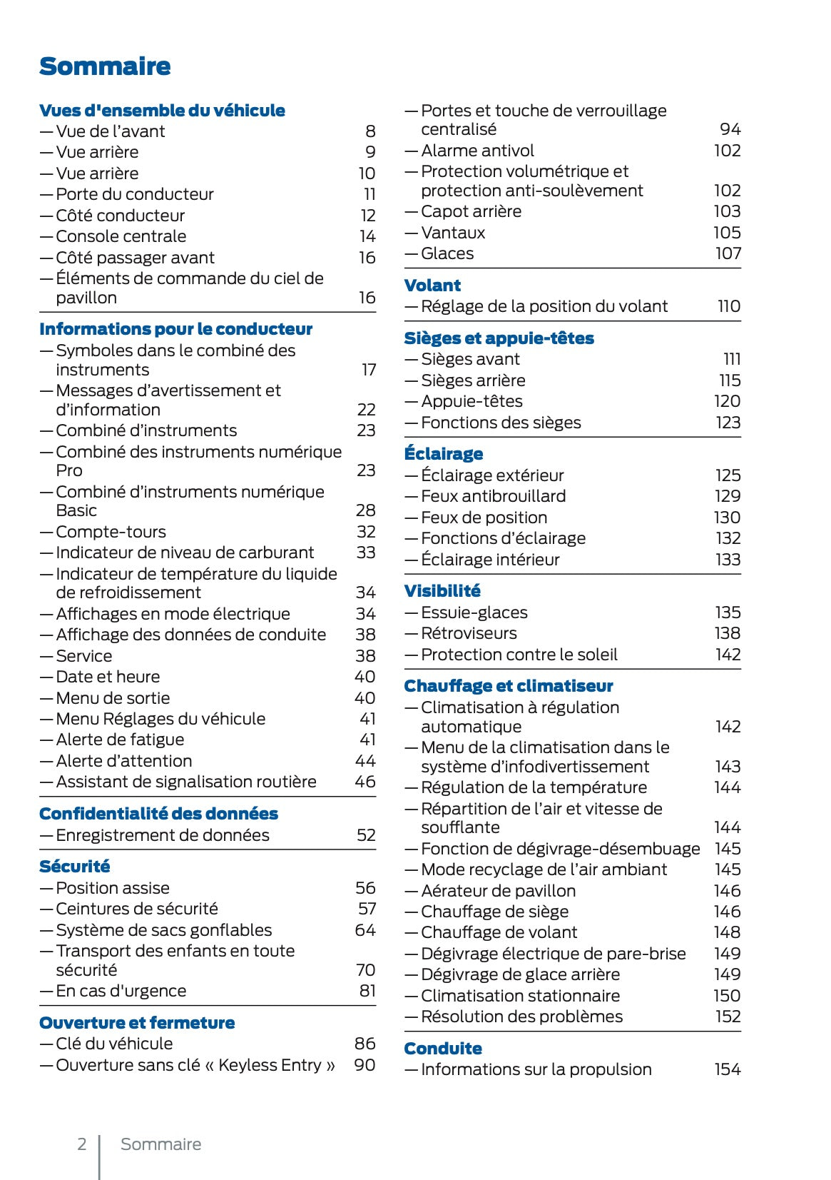2025 Ford Tourneo Connect/Transit Connect PHEV Manuel du propriétaire | Français