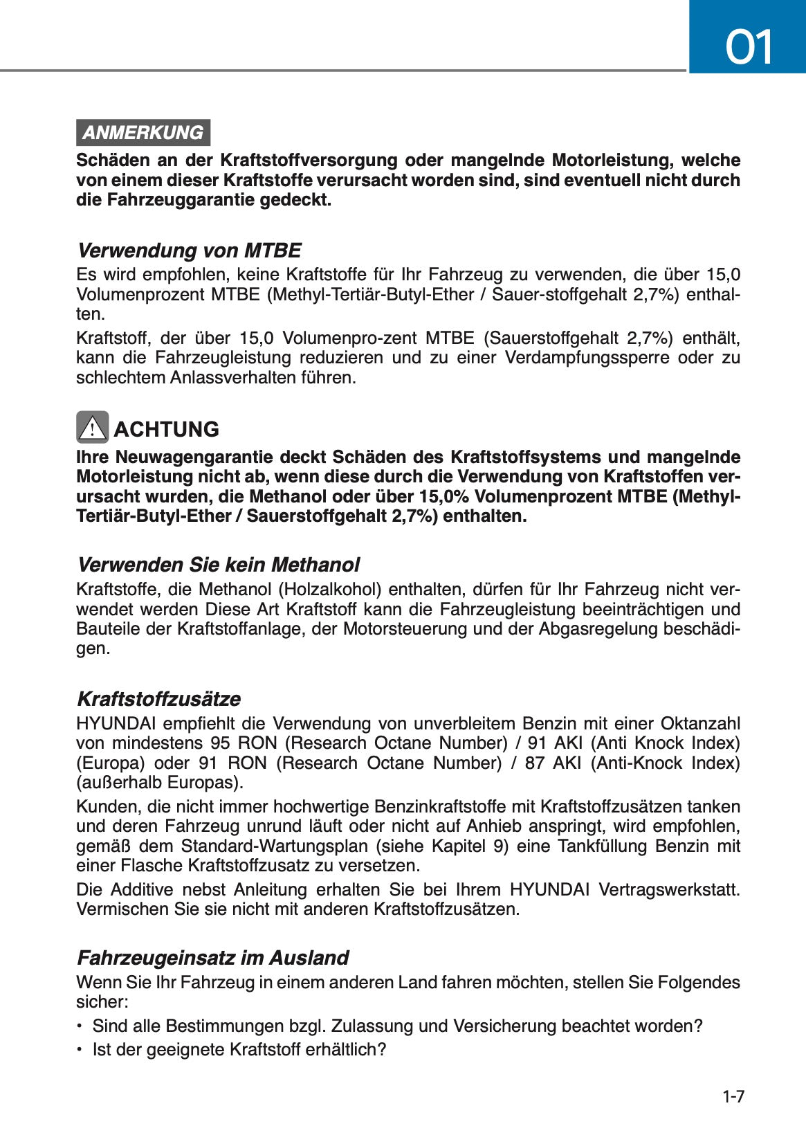 2024 Hyundai i10 Owner's Manual | German