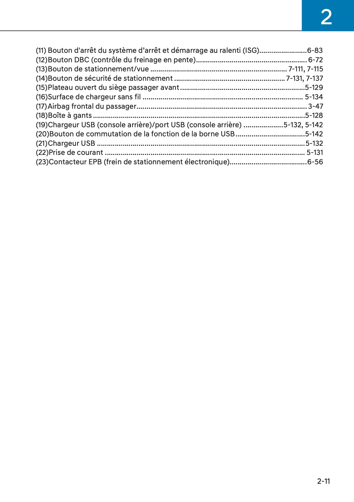 2025-2026 Hyundai Tucson Owner's Manual | French