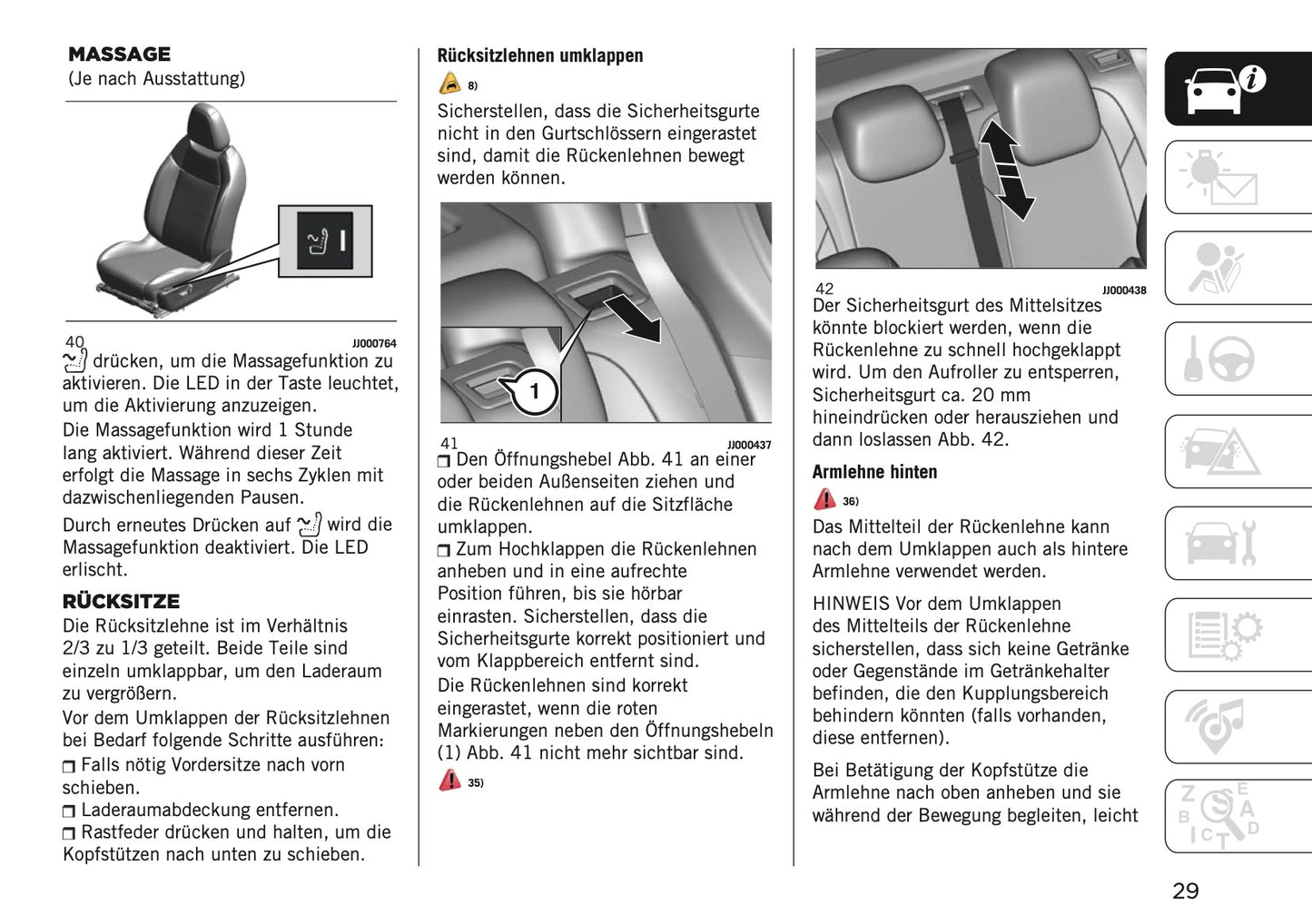 2023-2024 Jeep Avenger Owner's Manual | German