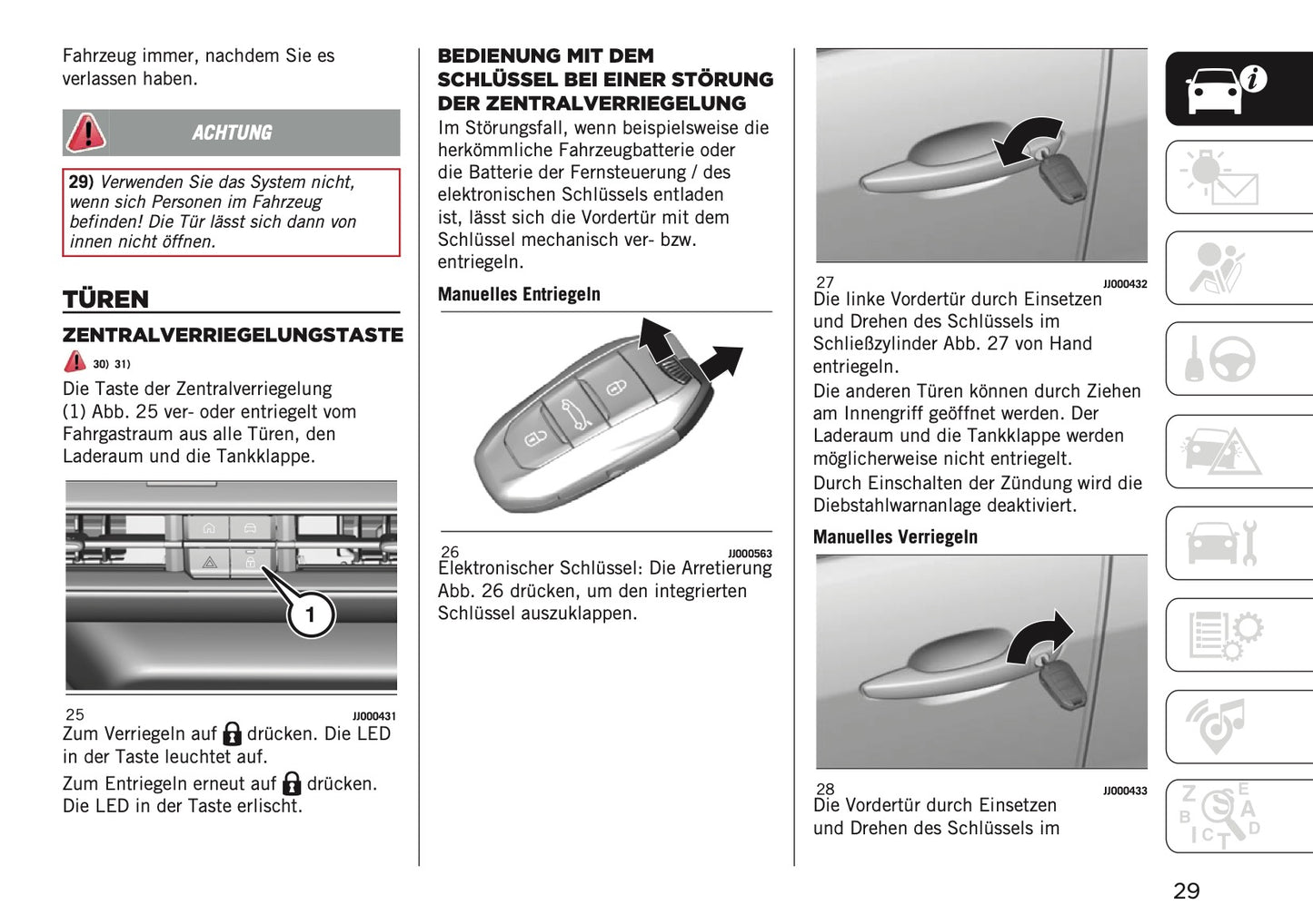 2025 Jeep Avenger Owner's Manual | German