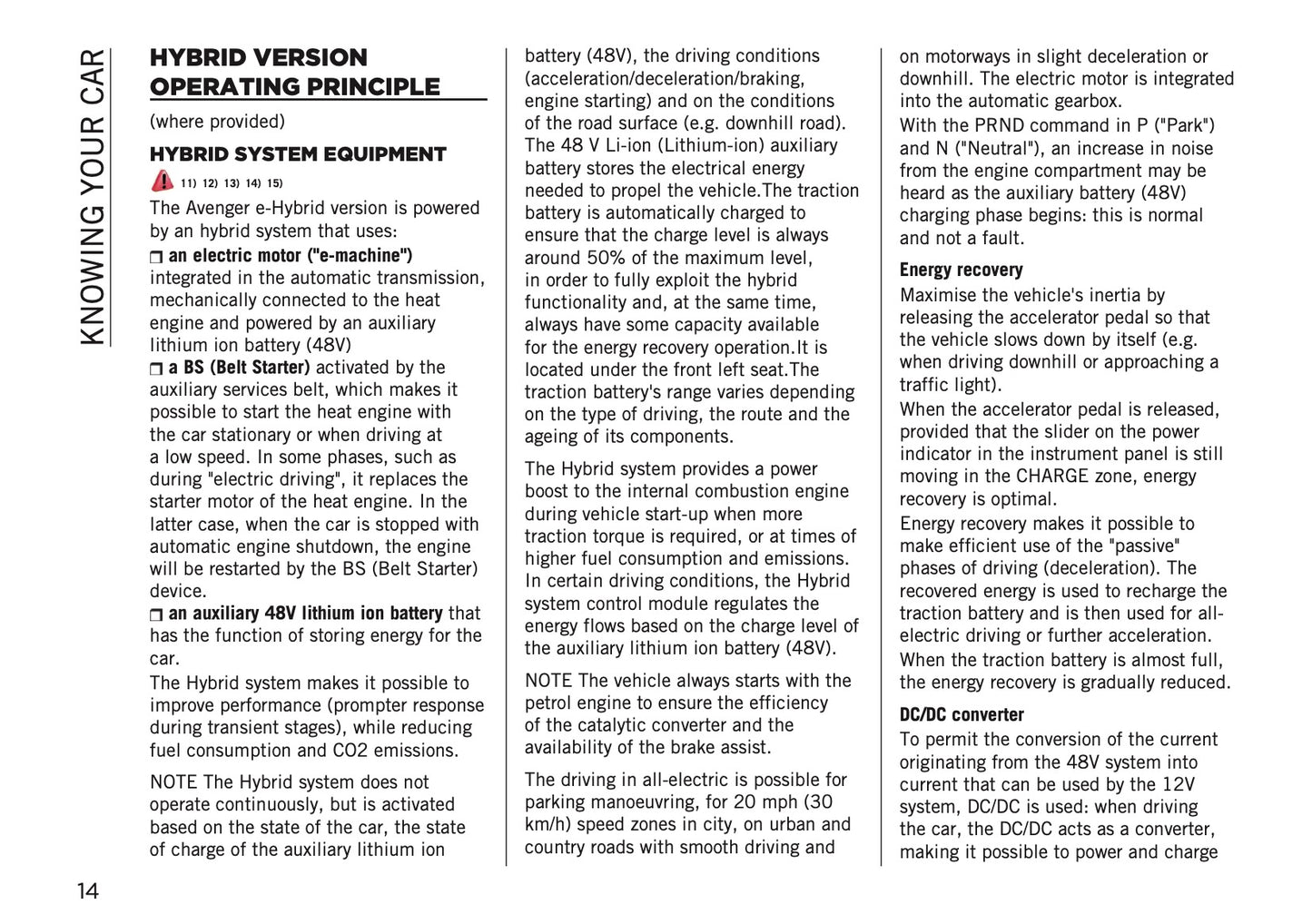2024-2025 Jeep Avenger Owner's Manual | English