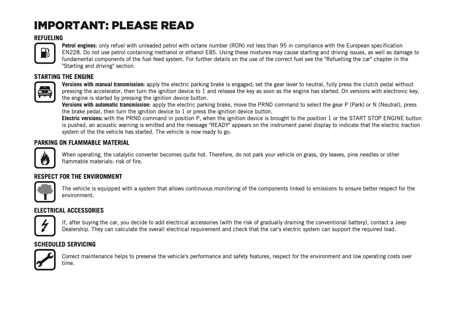 2024-2025 Jeep Avenger Owner's Manual | English