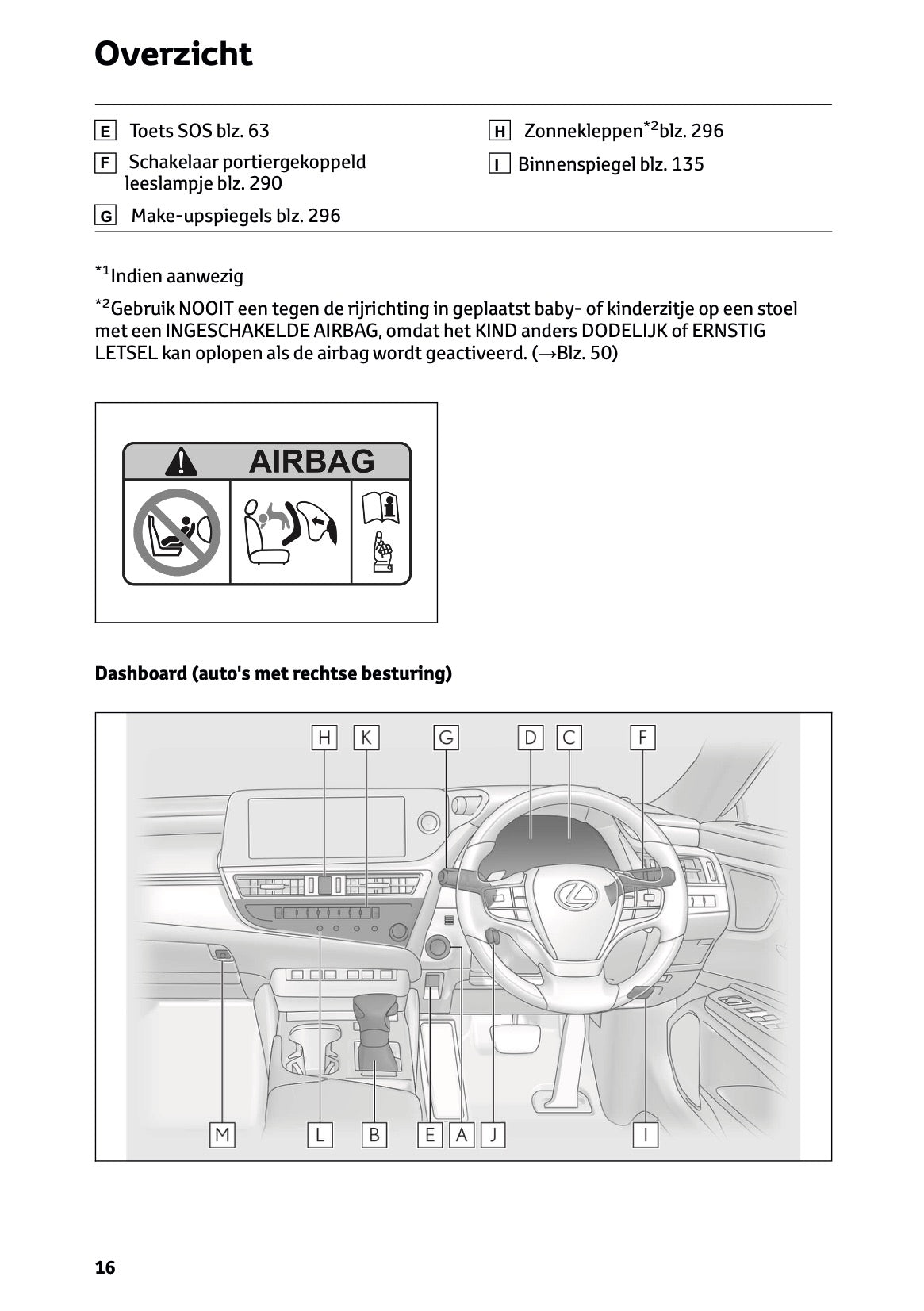 2024 Lexus ES 300h Owner's Manual | Dutch
