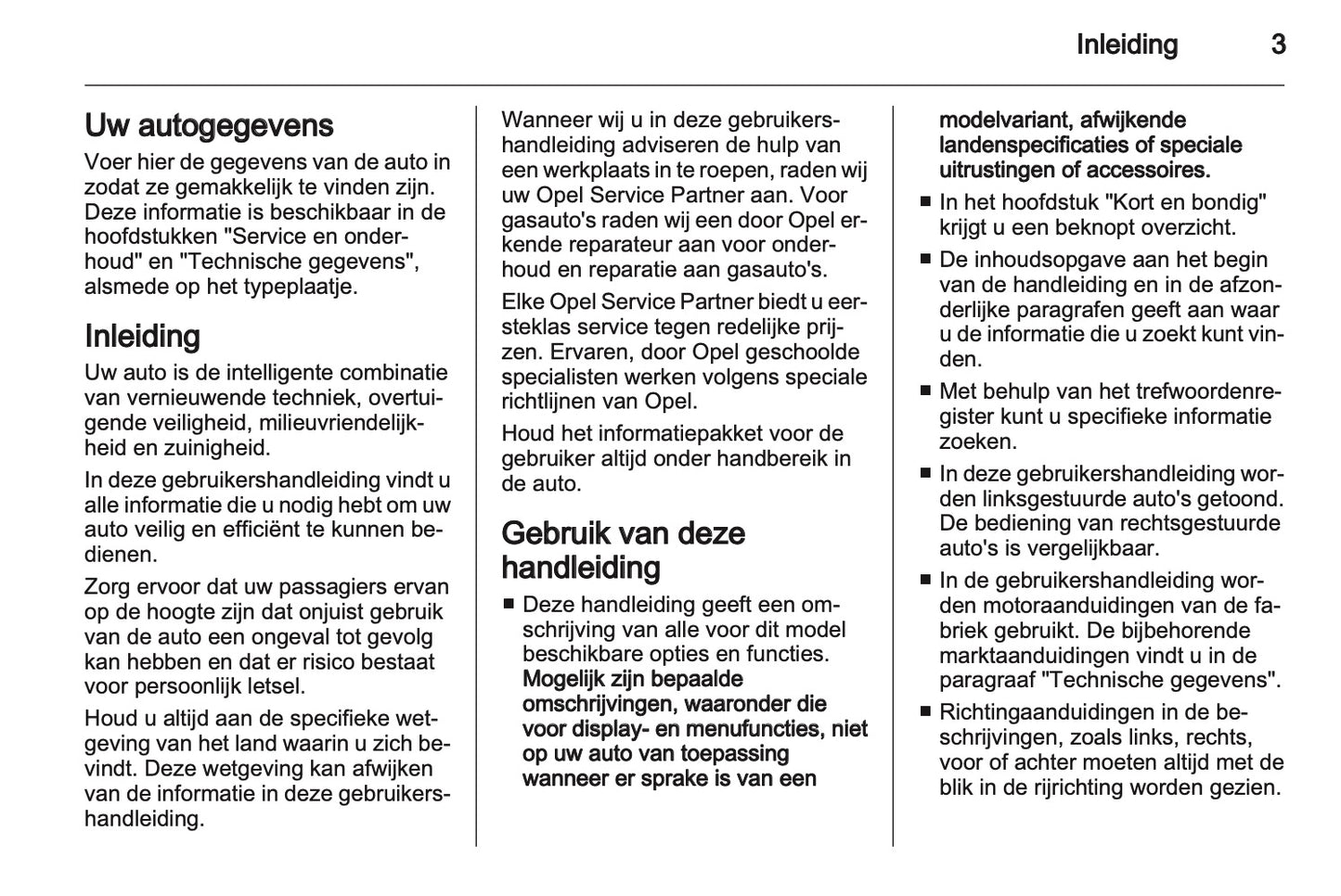 2013 Opel Adam Owner's Manual | Dutch