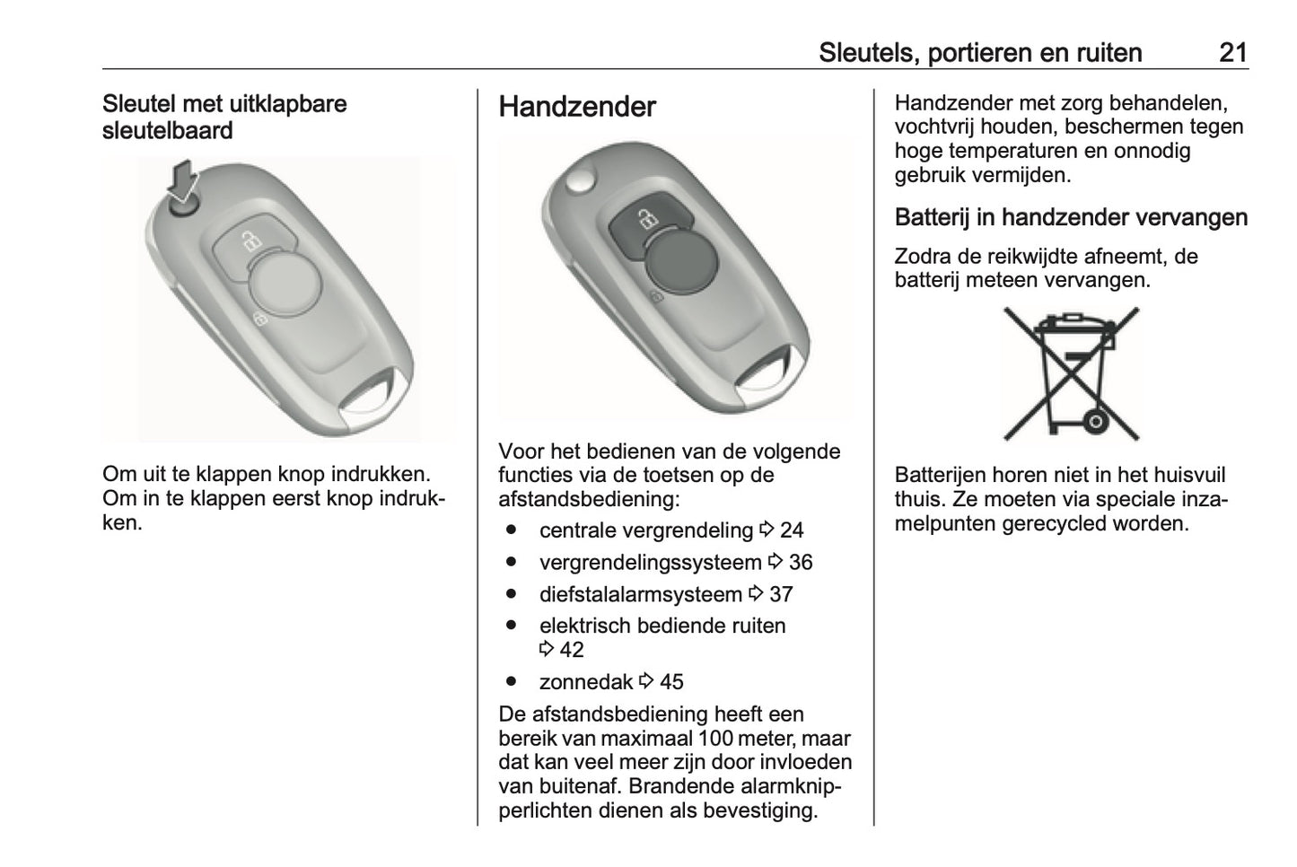 2016-2017 Opel Astra Owner's Manual | Dutch
