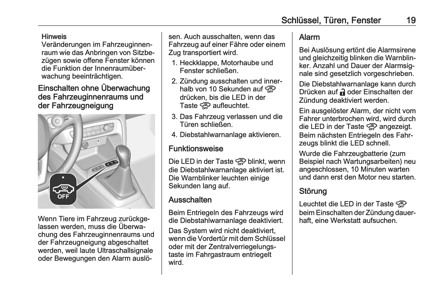 2020-2021 Opel Corsa/Corsa-e Owner's Manual | German