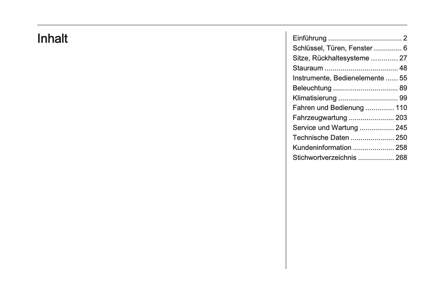2020-2021 Opel Corsa/Corsa-e Owner's Manual | German