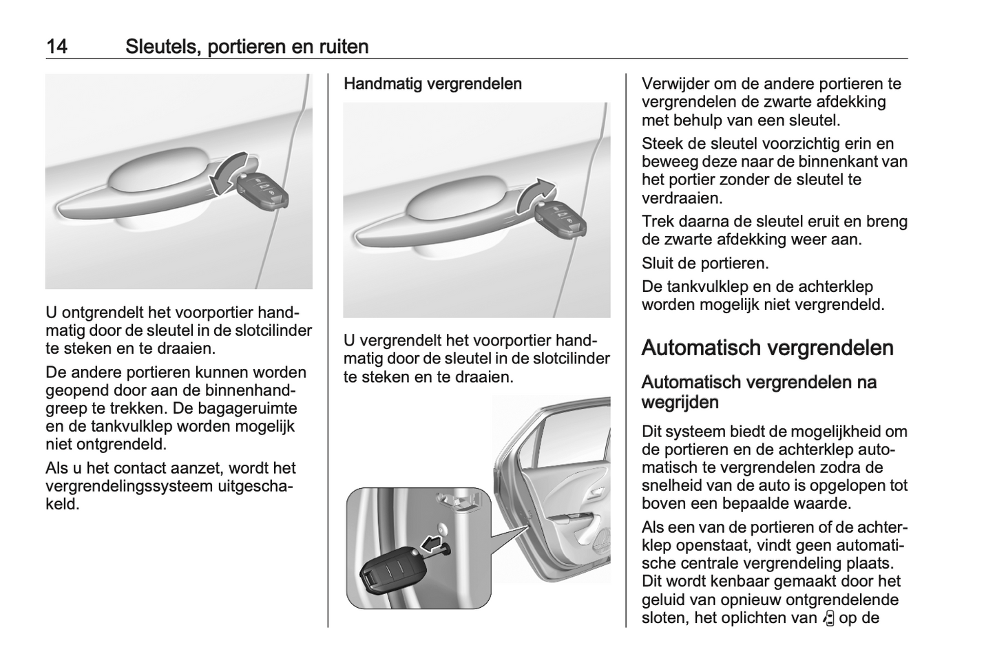 2022 Opel Corsa/Corsa-e Owner's Manual | Dutch
