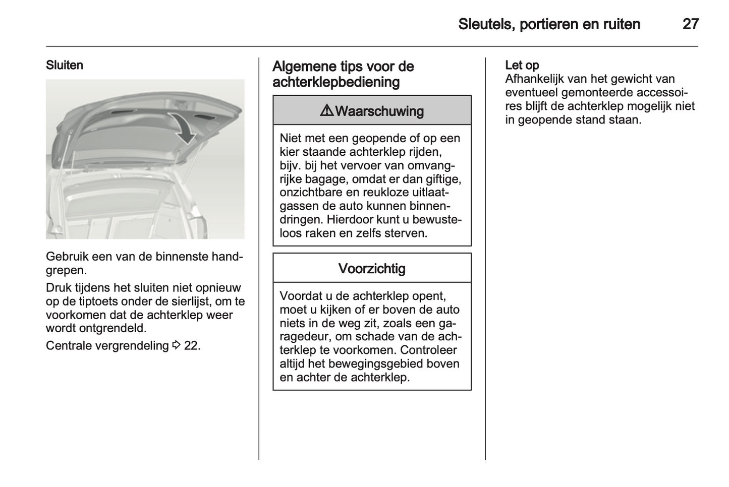 2012 Opel Meriva Owner's Manual | Dutch