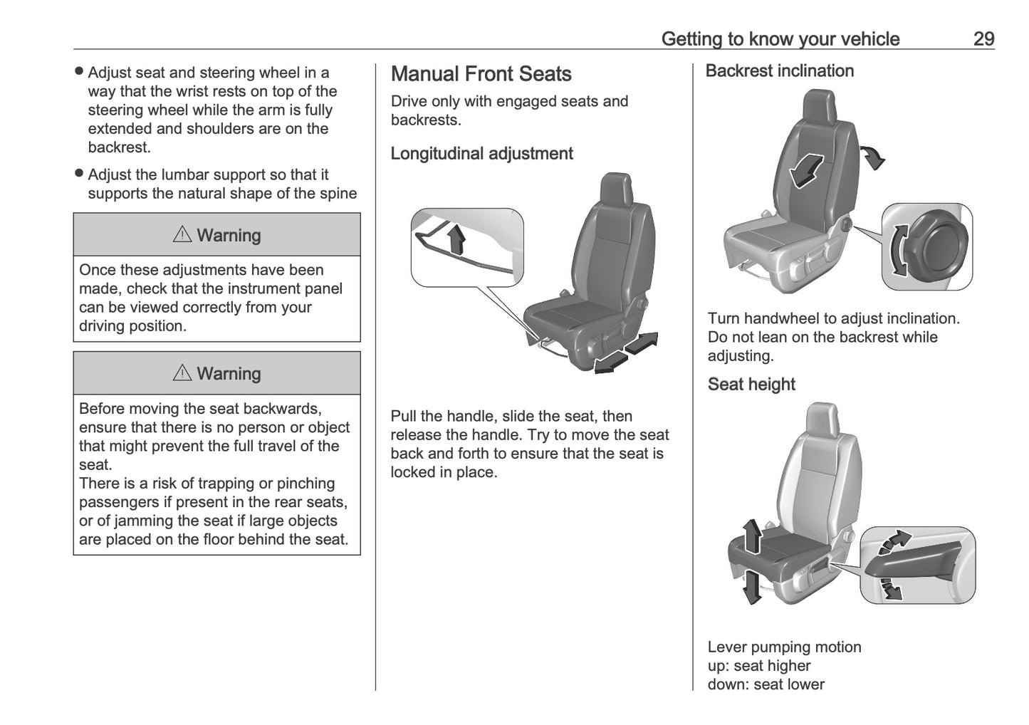 2025-2026 Opel Vivaro Owner's Manual | English