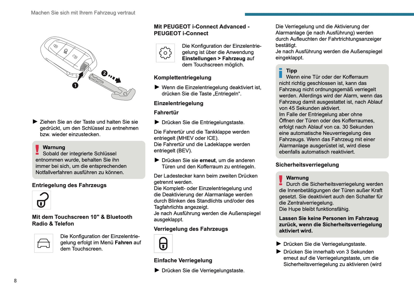2025 Peugeot 2008 Owner's Manual | German