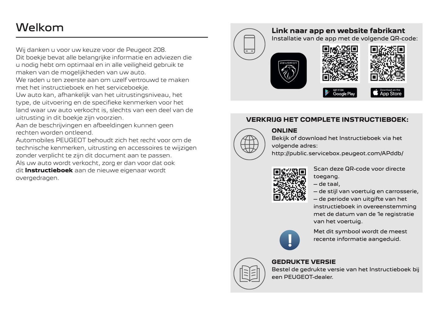 2025 Peugeot 2008 Owner's Manual | Dutch