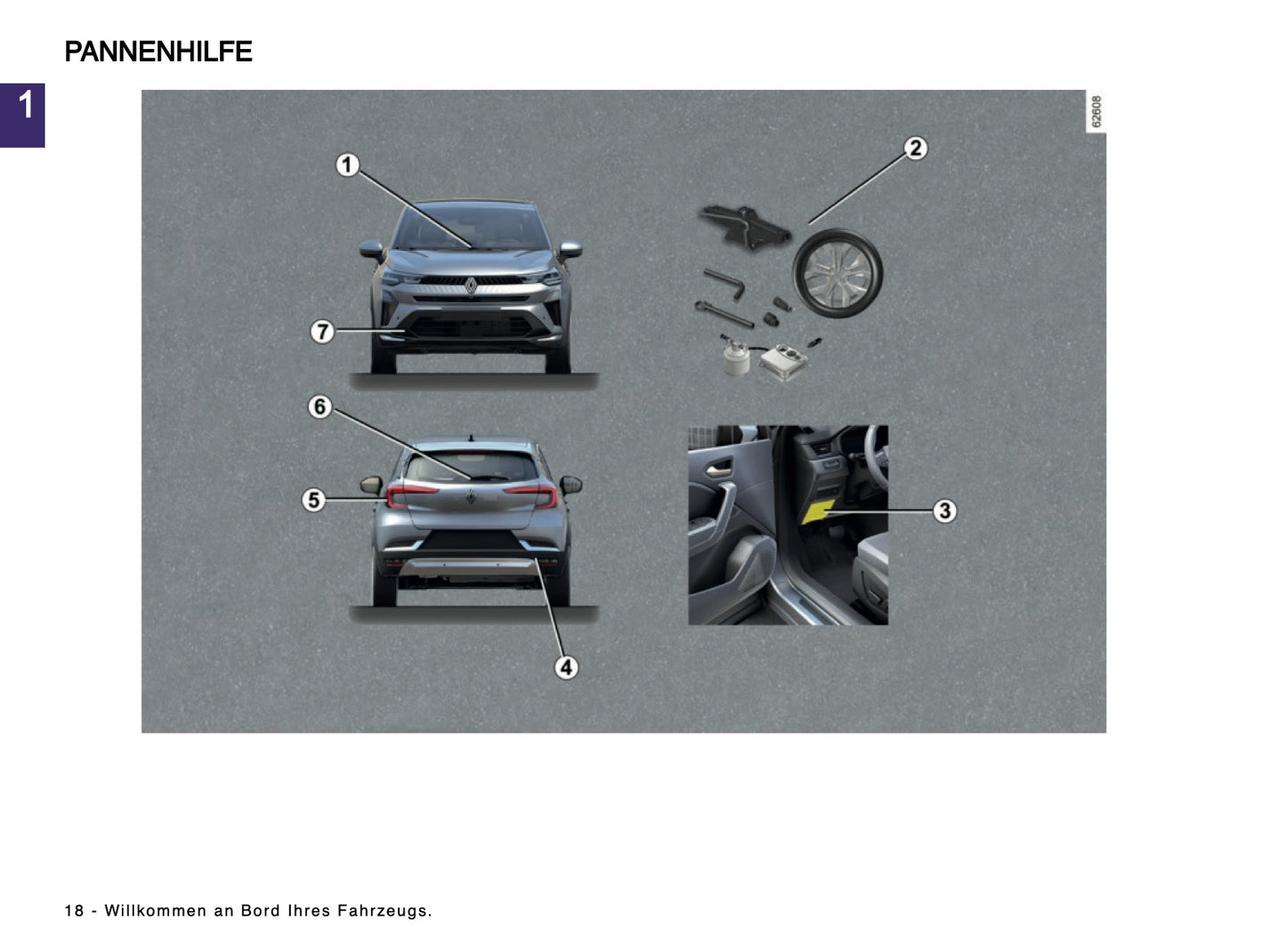 2024-2025 Renault Captur Owner's Manual | German