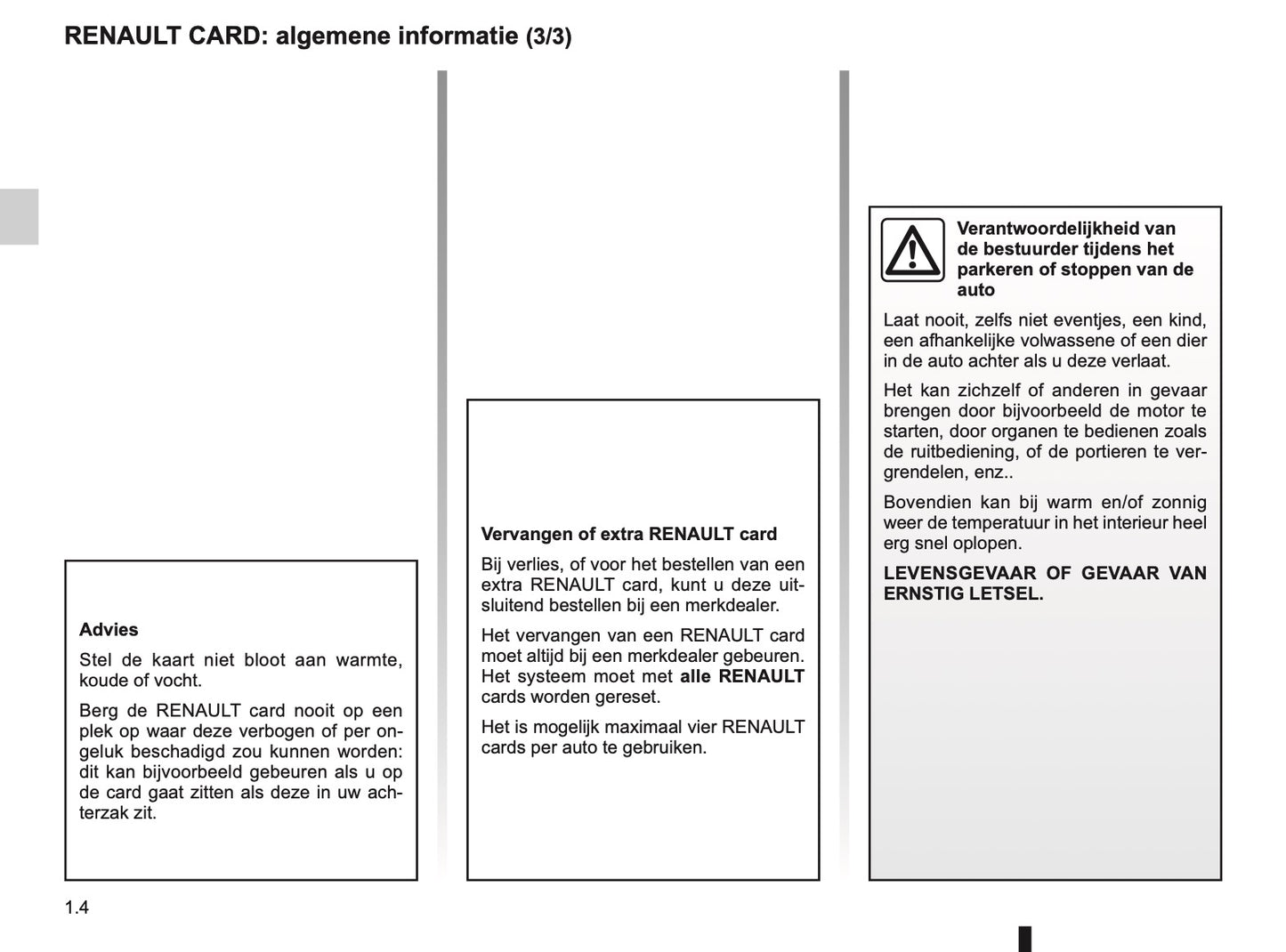 2015-2016 Renault Clio Owner's Manual | Dutch