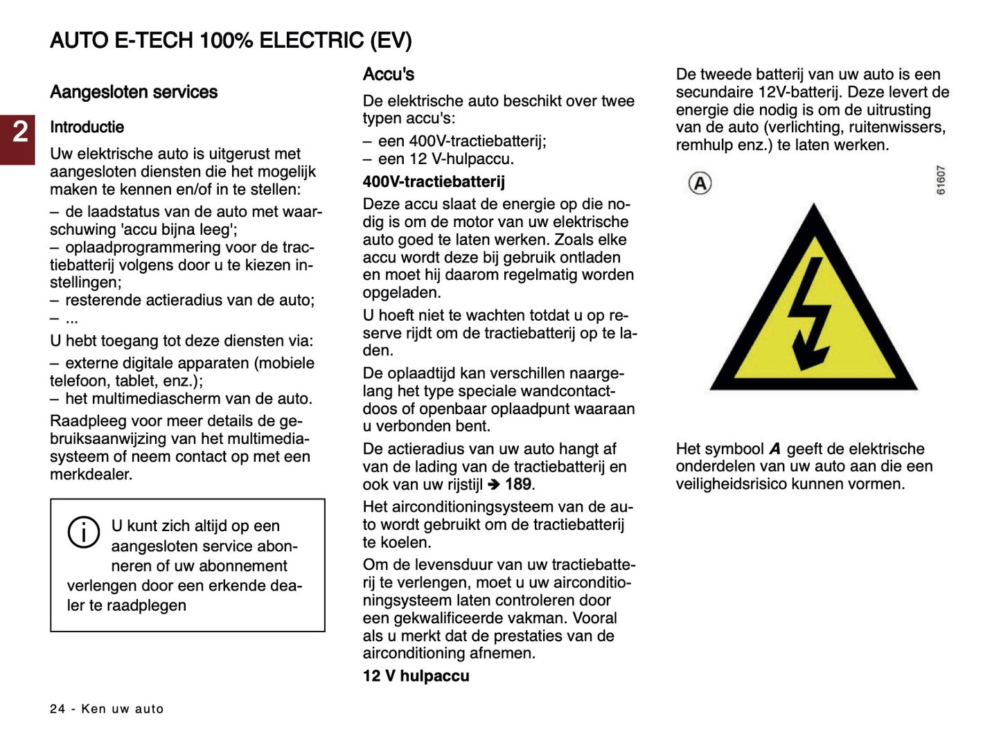 2024-2025 Renault Megane E-Tech Owner's Manual | Dutch