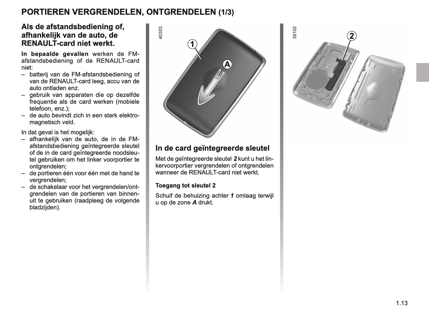 2018-2019 Renault Scenic/Grand Scenic Owner's Manual | Dutch