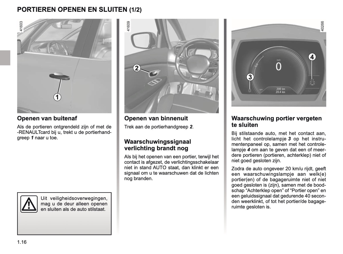 2018-2019 Renault Scenic/Grand Scenic Owner's Manual | Dutch