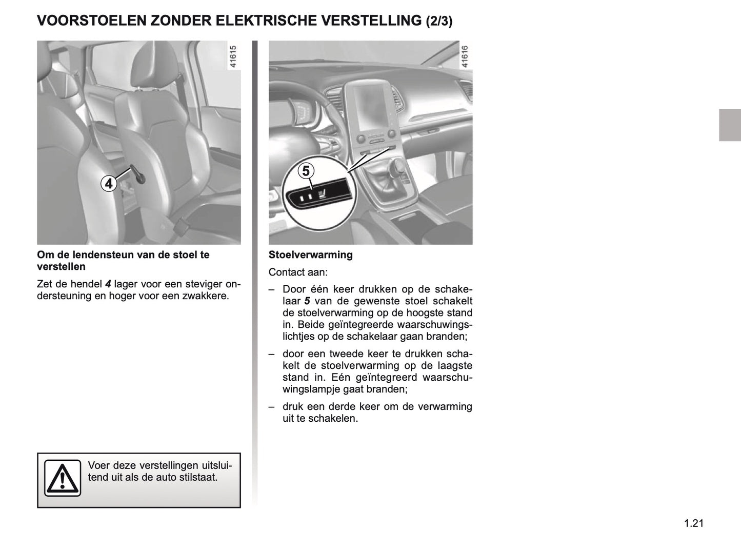 2018-2019 Renault Scenic/Grand Scenic Owner's Manual | Dutch