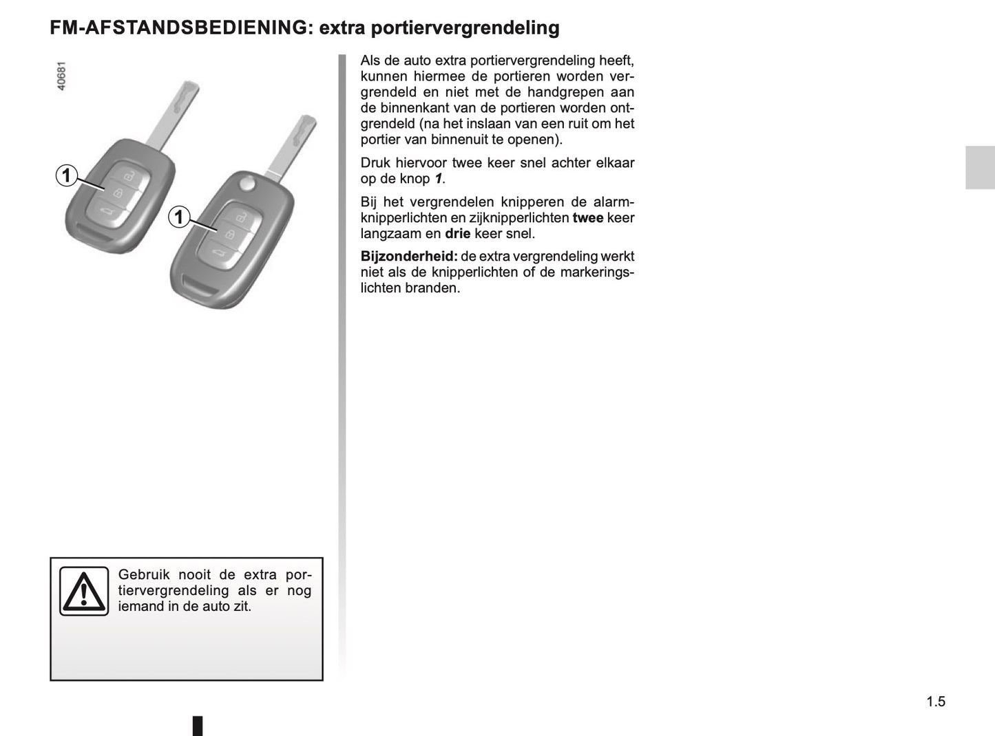 2019-2020 Renault Scenic/Grand Scenic Owner's Manual | Dutch