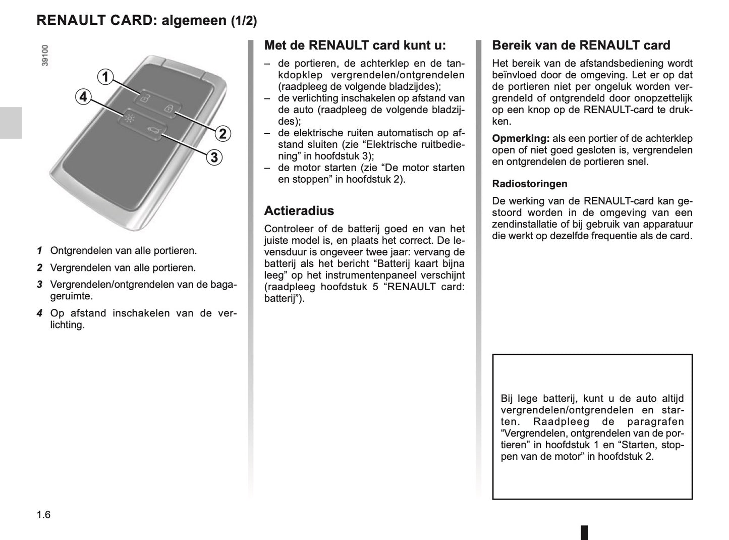 2019-2020 Renault Scenic/Grand Scenic Owner's Manual | Dutch