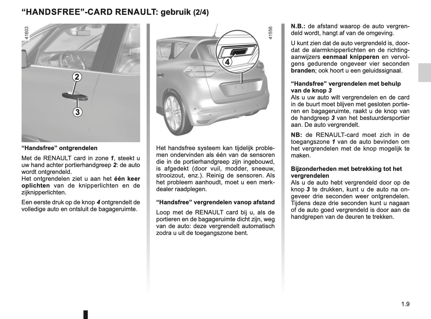 2019-2020 Renault Scenic/Grand Scenic Owner's Manual | Dutch