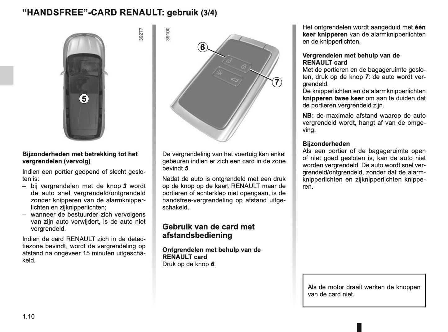 2019-2020 Renault Scenic/Grand Scenic Owner's Manual | Dutch