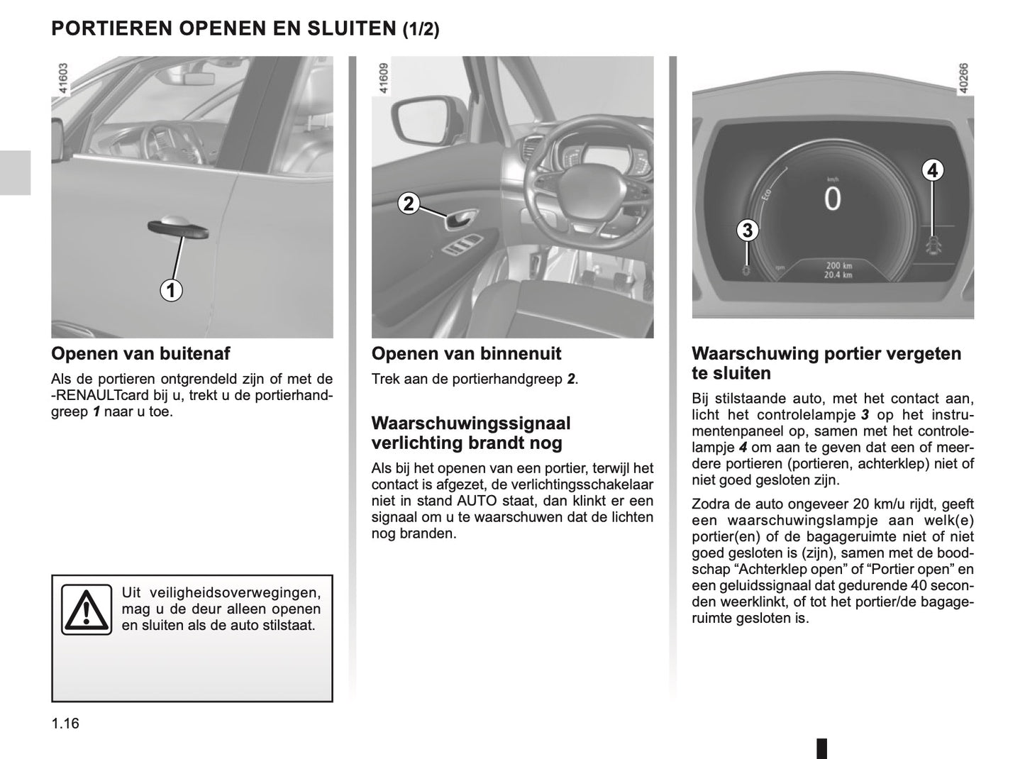 2019-2020 Renault Scenic/Grand Scenic Owner's Manual | Dutch