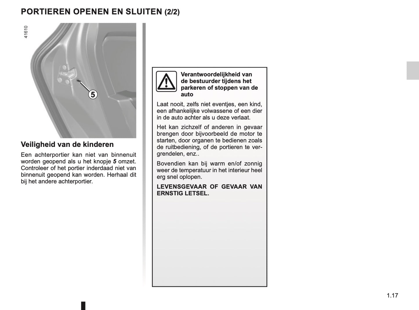 2019-2020 Renault Scenic/Grand Scenic Owner's Manual | Dutch