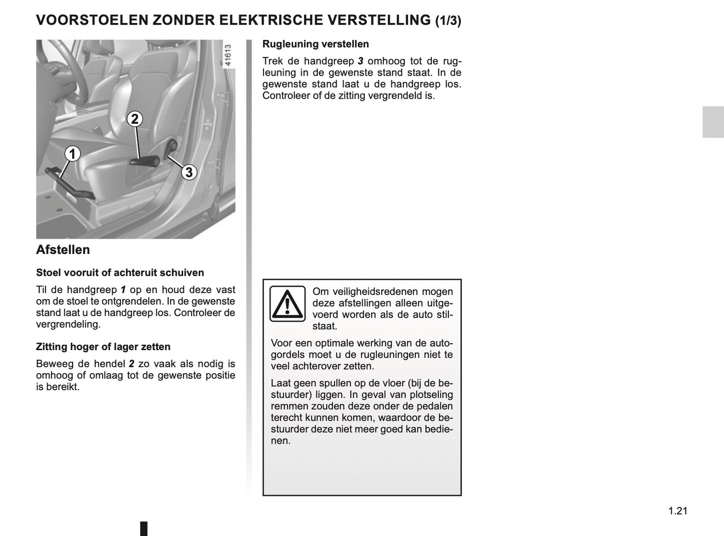 2019-2020 Renault Scenic/Grand Scenic Owner's Manual | Dutch