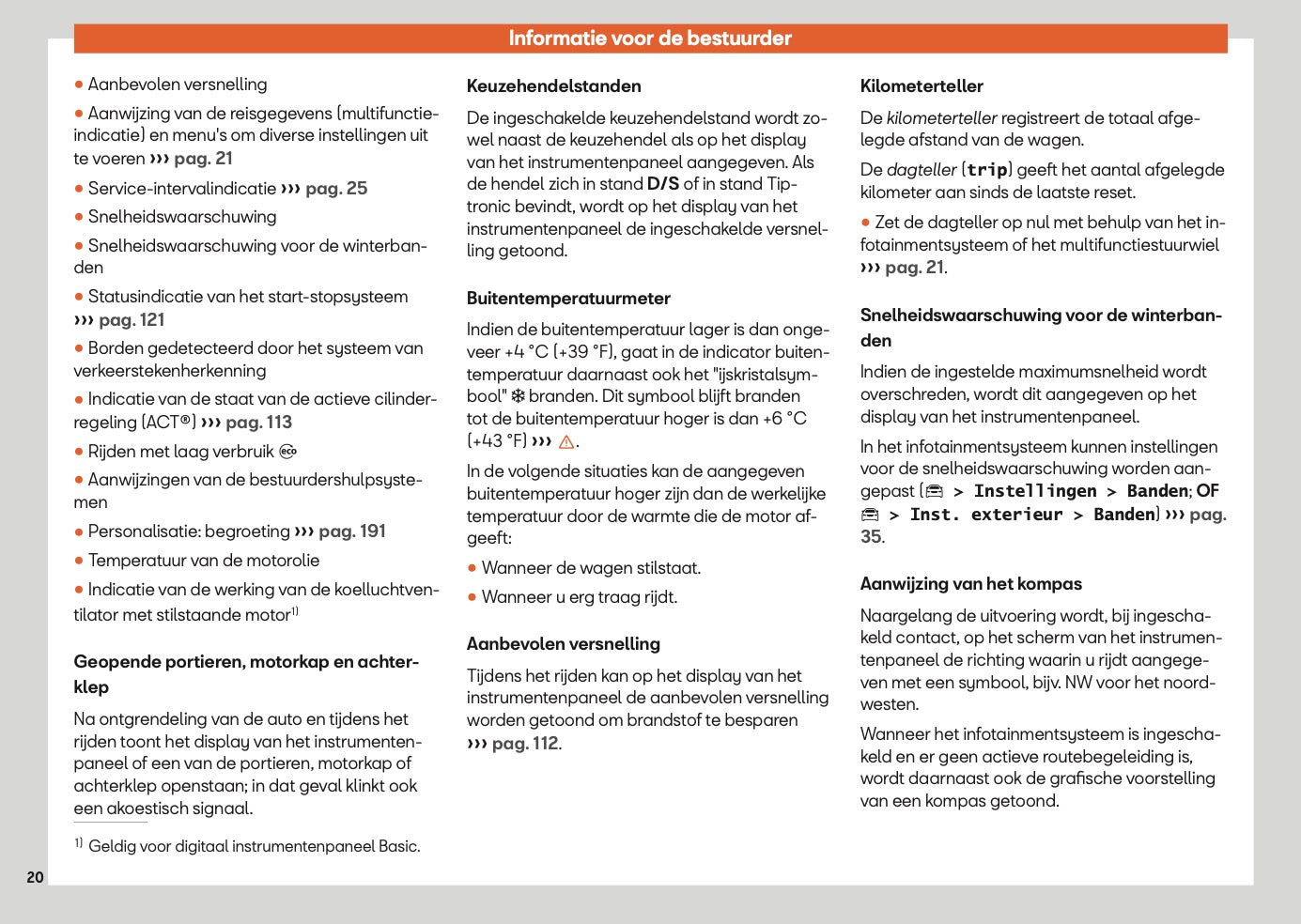 2024 Seat Arona Owner's Manual | Dutch