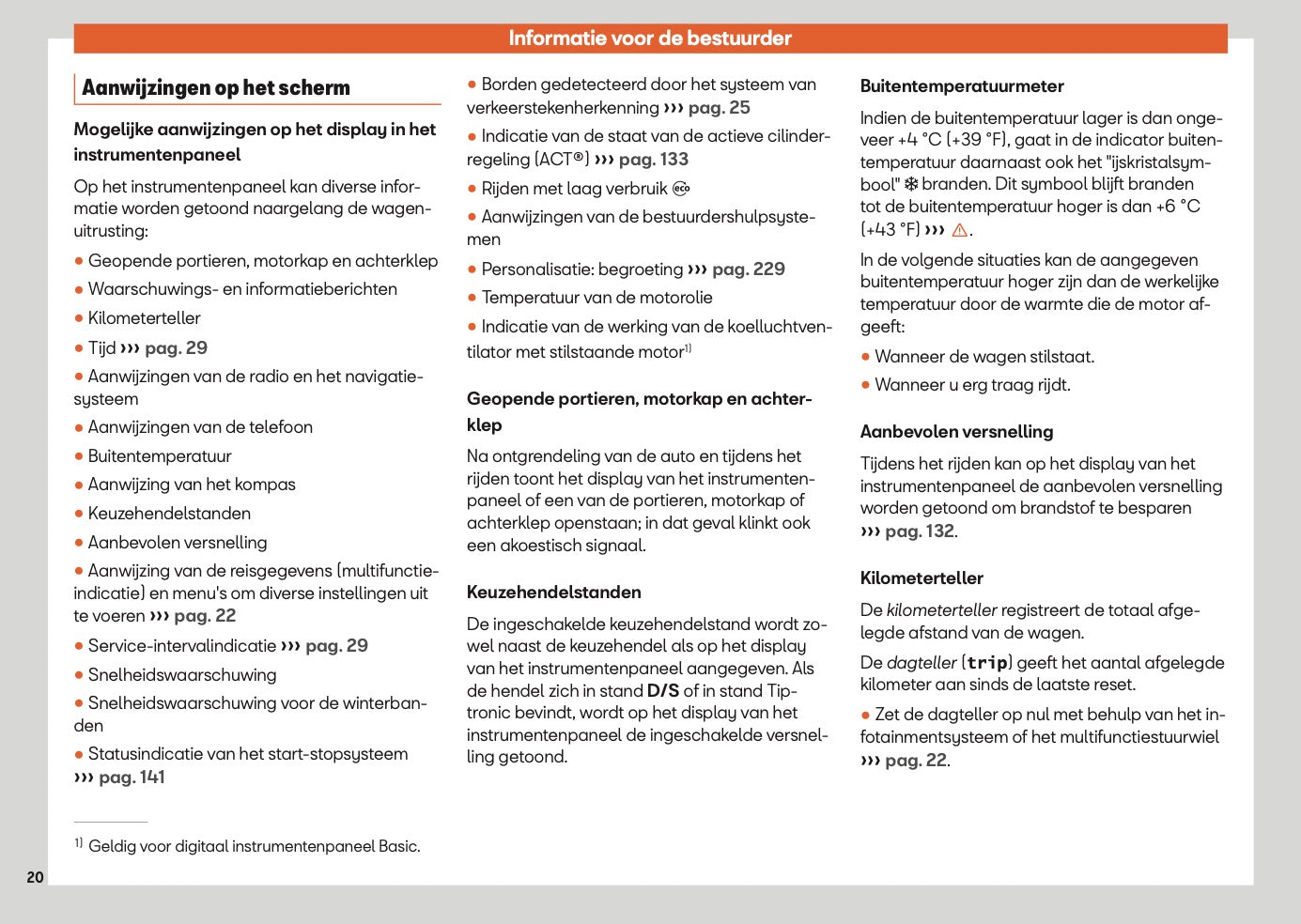 2024 Seat Ateca Owner's Manual | Dutch