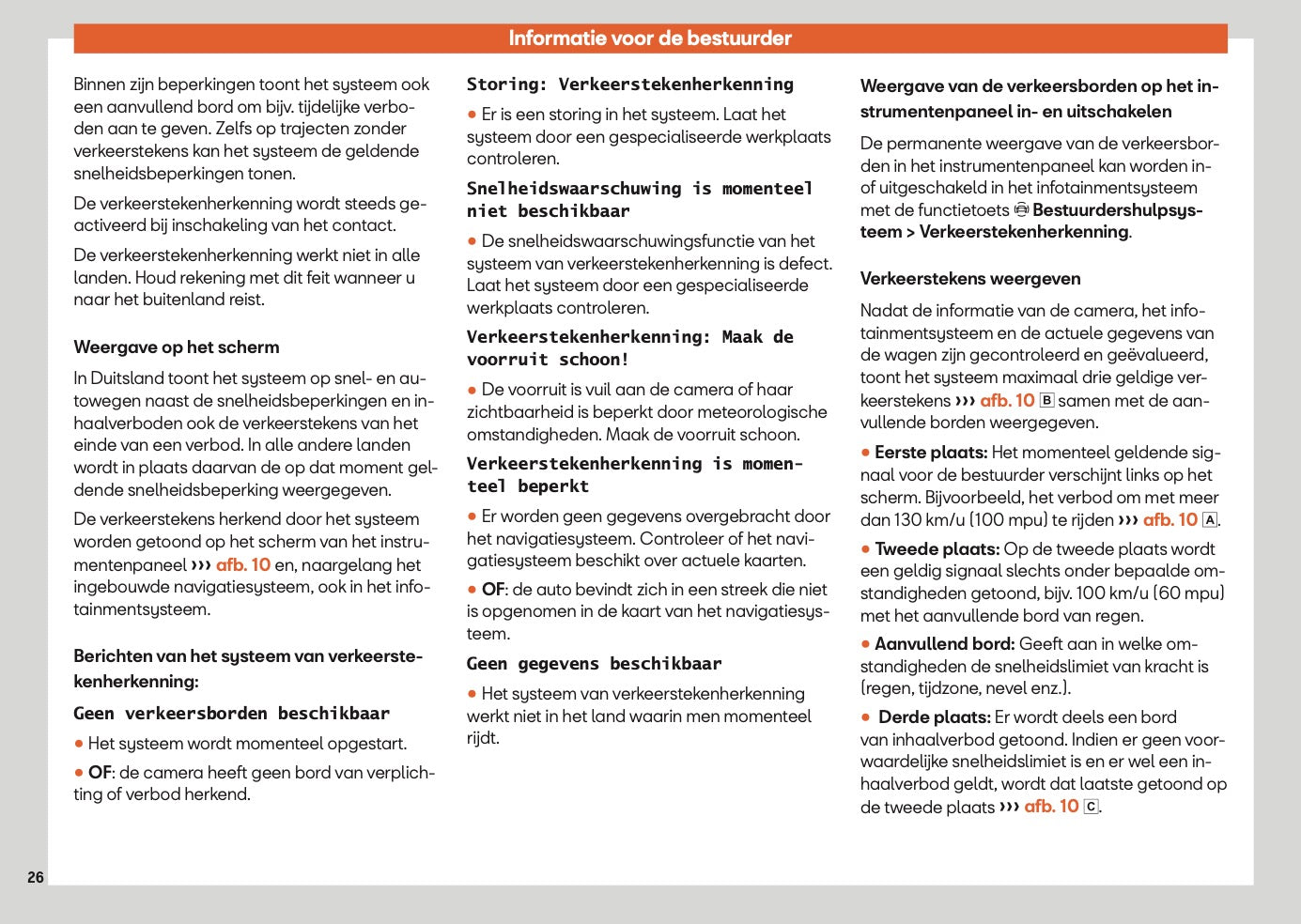 2024 Seat Ateca Owner's Manual | Dutch