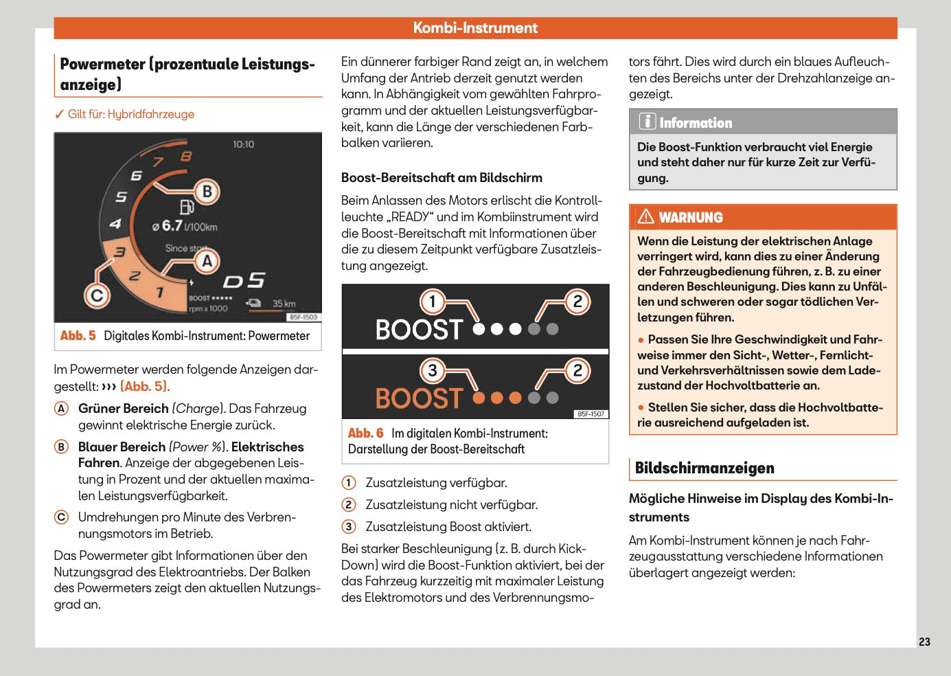 2025 Seat Leon/Leon Sportstourer Owner's Manual | German