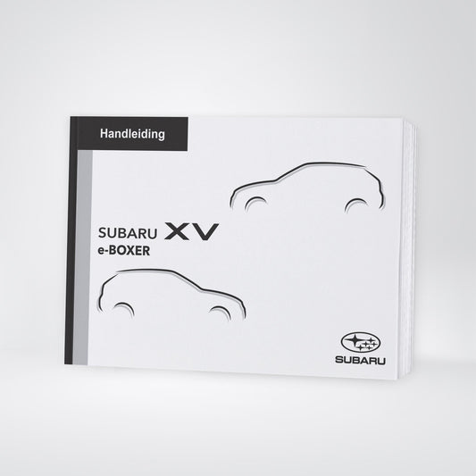 2024 Subaru XV e-BOXER Owner's Manual | Dutch