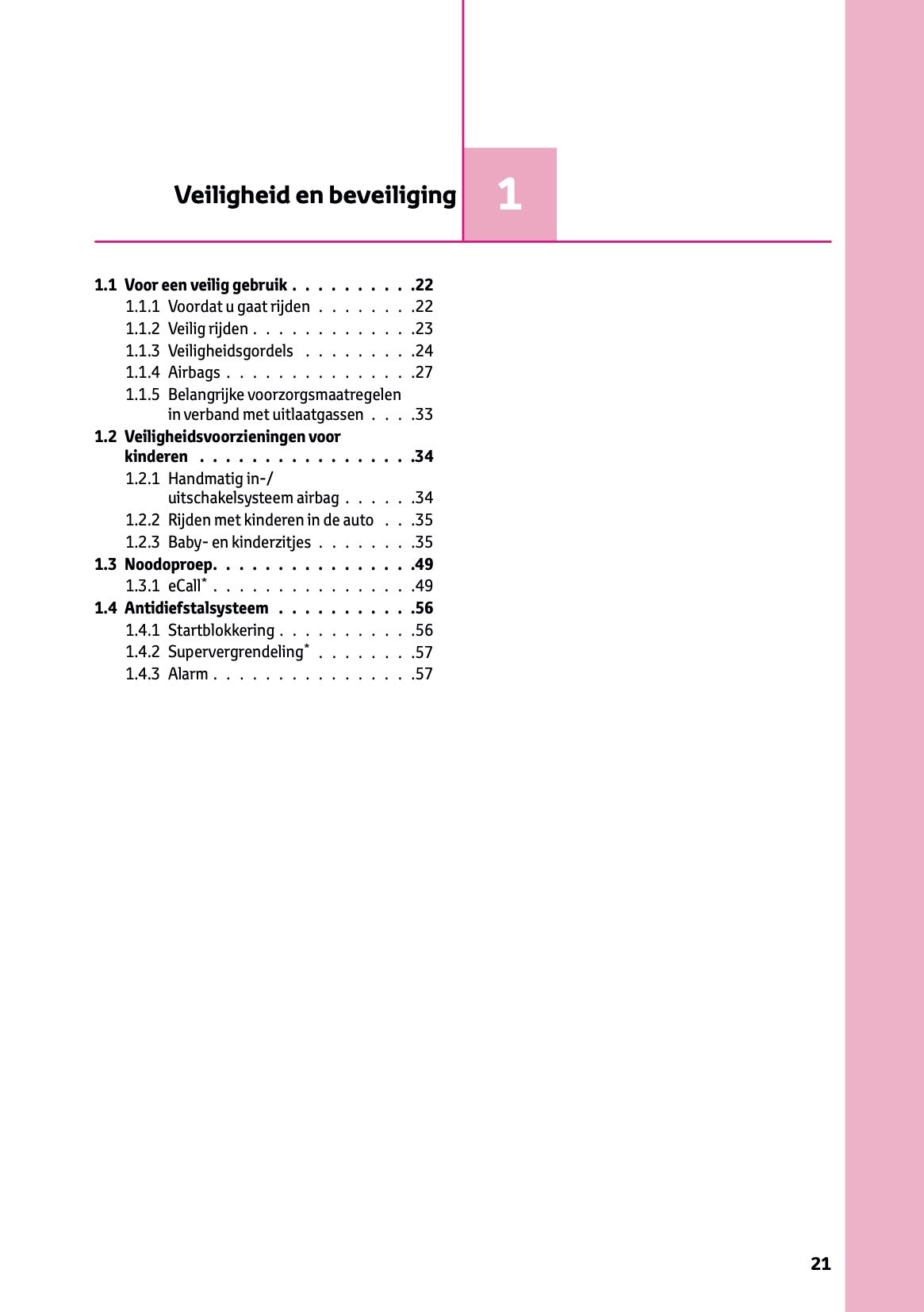 2024-2025 Toyota GR Yaris Owner's Manual | Dutch