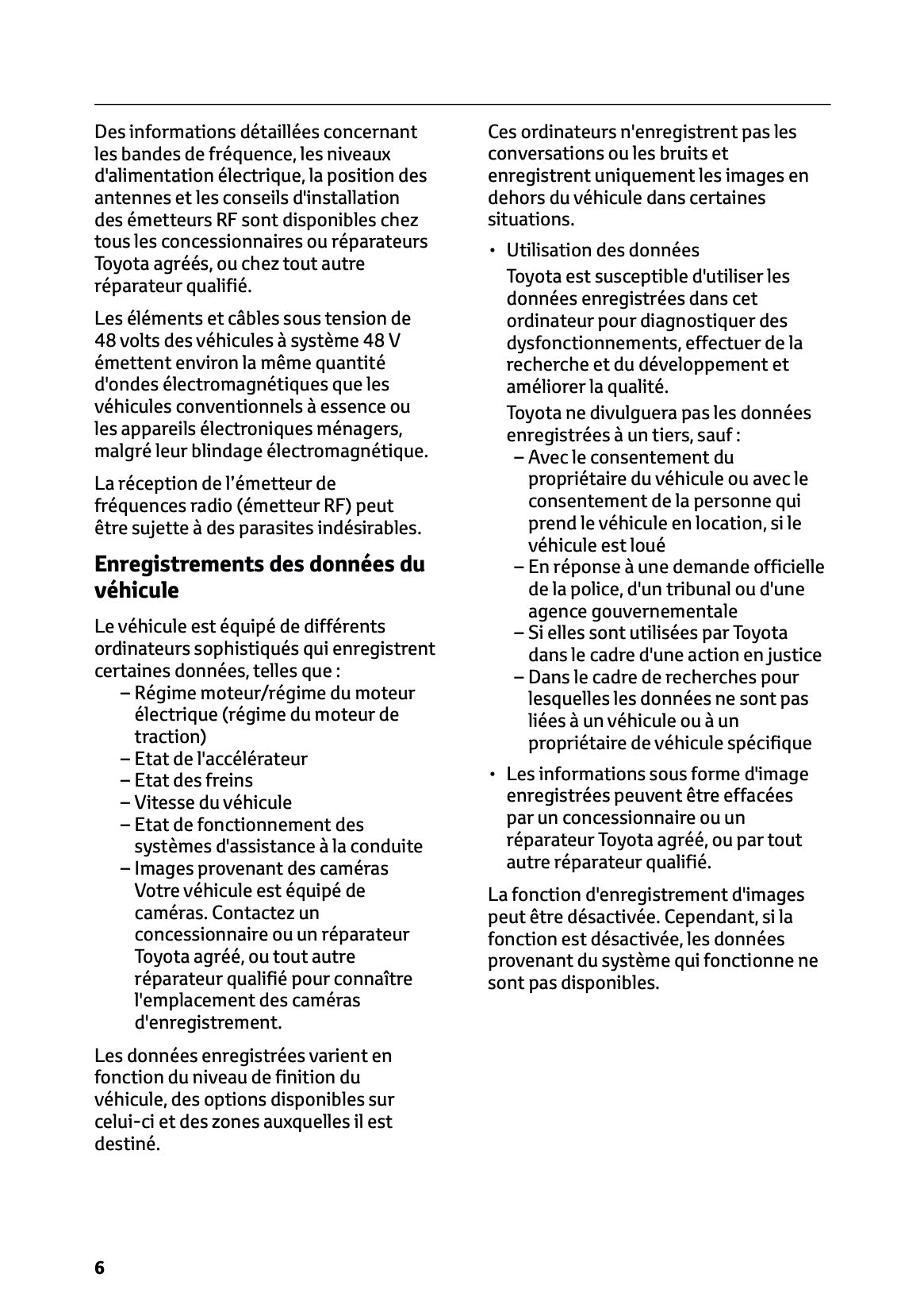 2024-2025 Toyota Hilux 48V Manuel du propriétaire | Français