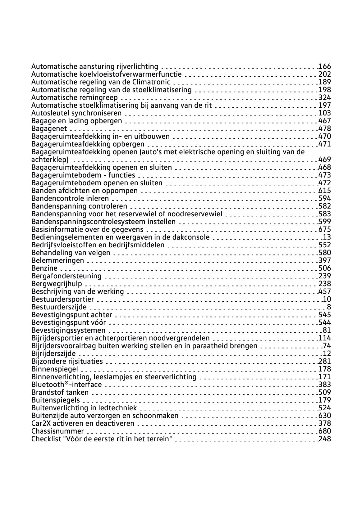 2024-2025 Volkswagen Passat Variant Owner's Manual | Dutch