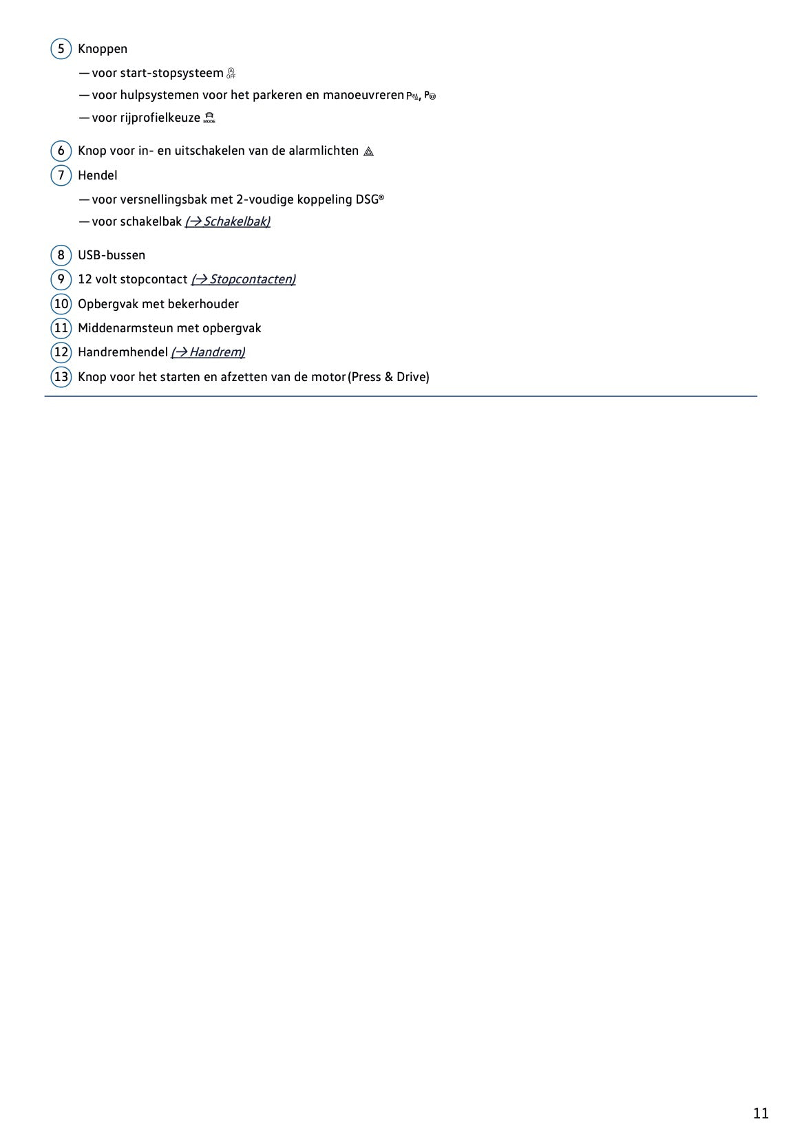 2021-2022 Volkswagen T-Cross Owner's Manual | Dutch