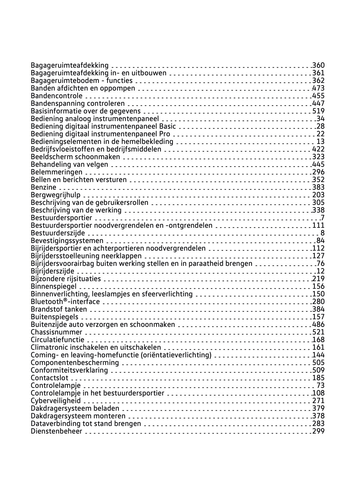 2021-2022 Volkswagen T-Cross Owner's Manual | Dutch