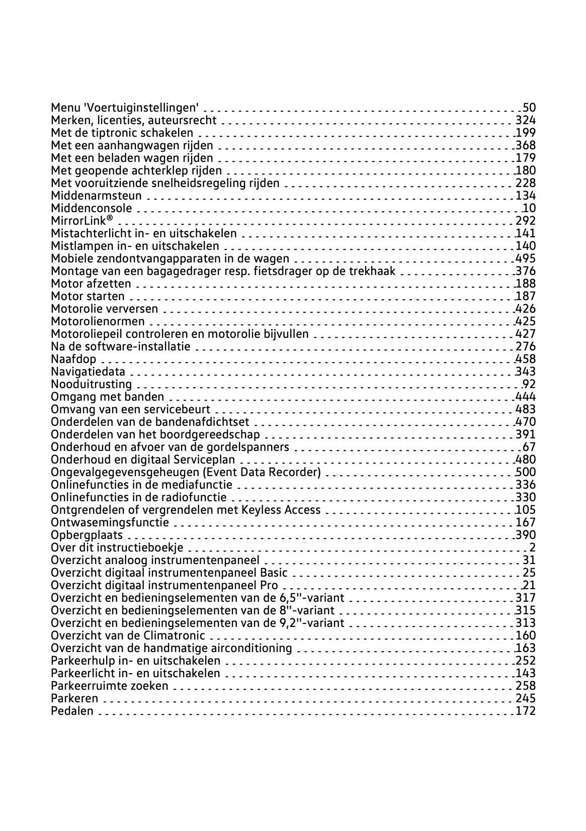 2021-2022 Volkswagen T-Cross Owner's Manual | Dutch