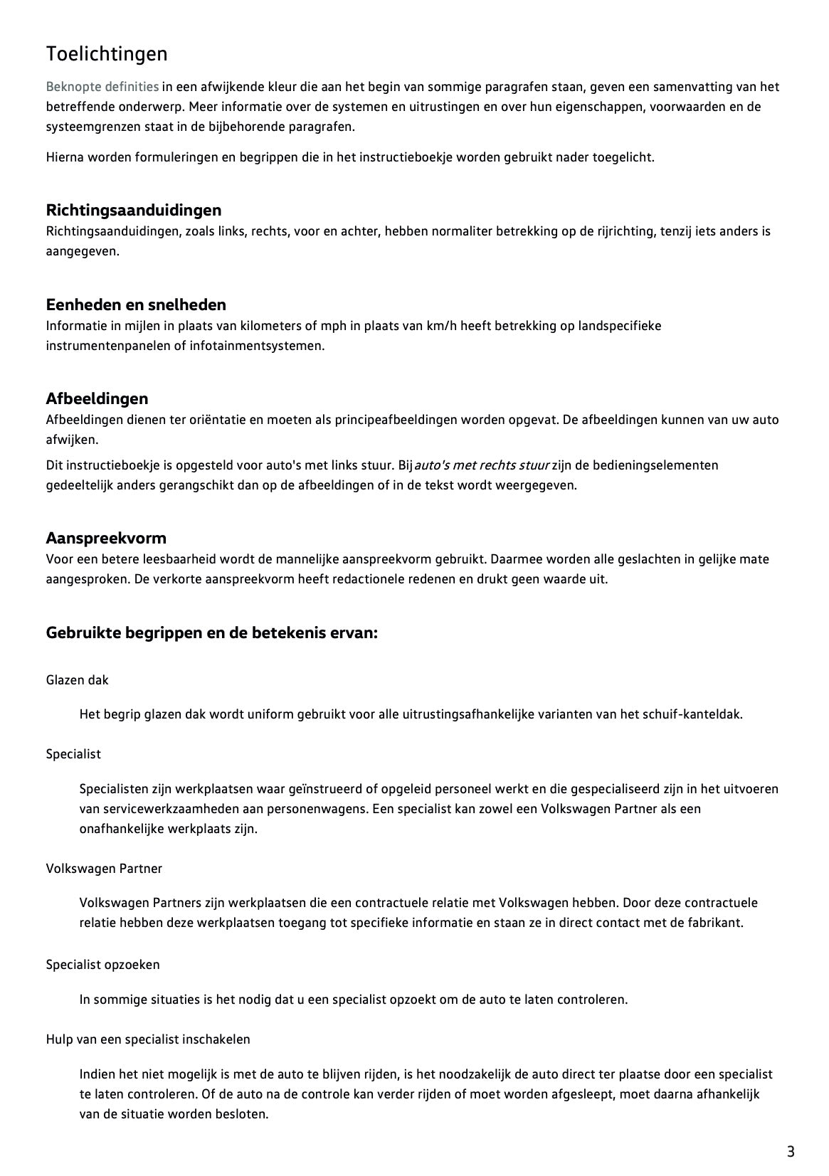 2022-2023 Volkswagen T-Cross Owner's Manual | Dutch