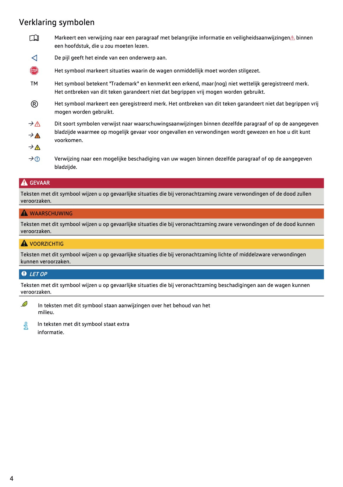 2020-2021 Volkswagen Tiguan Owner's Manual | Dutch