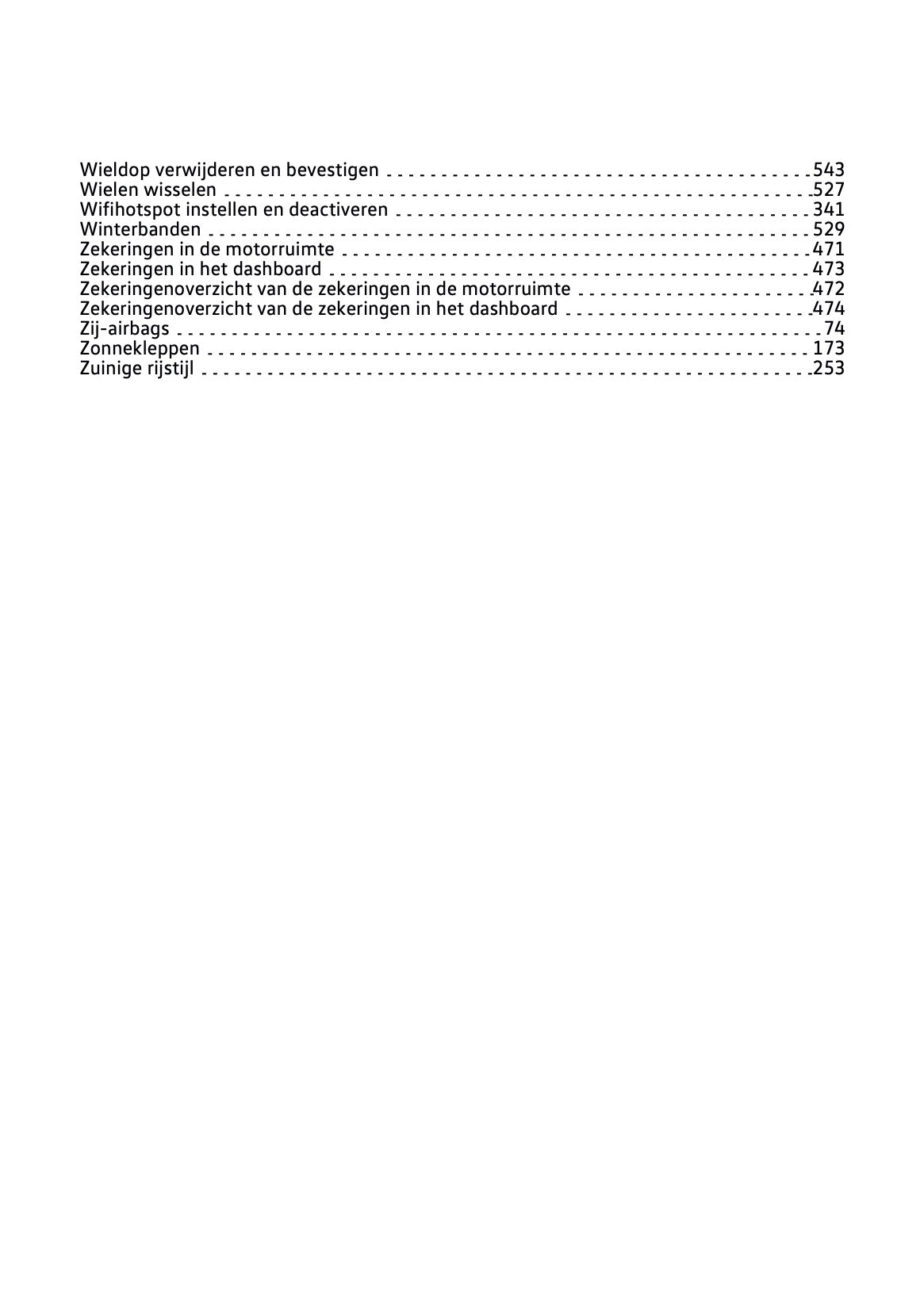 2023-2024 Volkswagen T-Roc Owner's Manual | Dutch