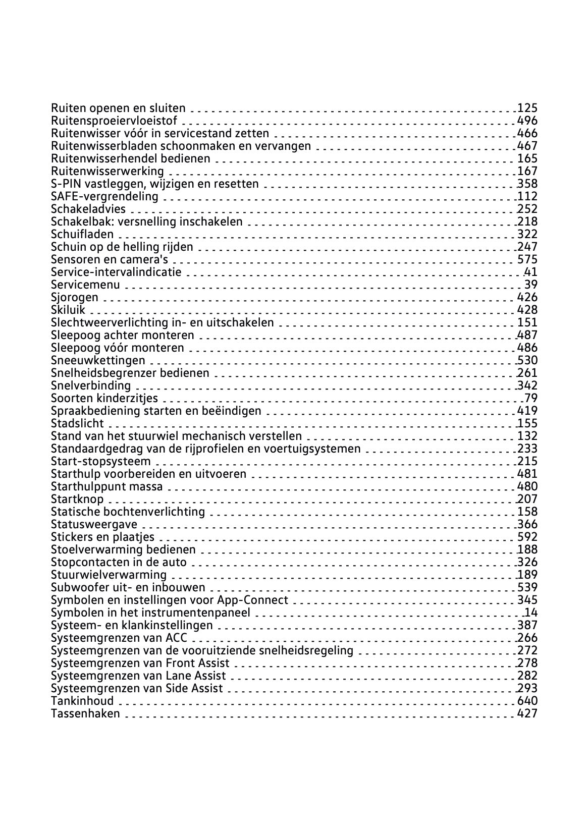 2023-2024 Volkswagen T-Roc Owner's Manual | Dutch